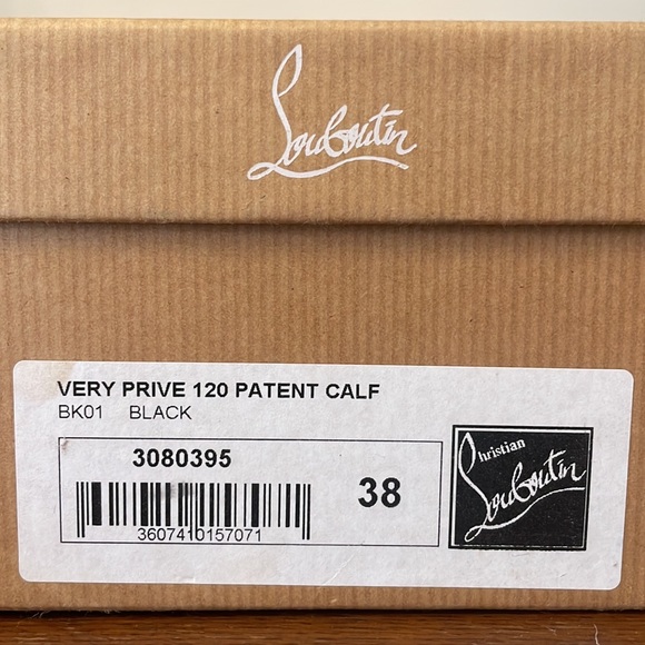Christian Louboutin Very Prive Size 38 patent leather pumps in Original Box - Picture 10 of 10